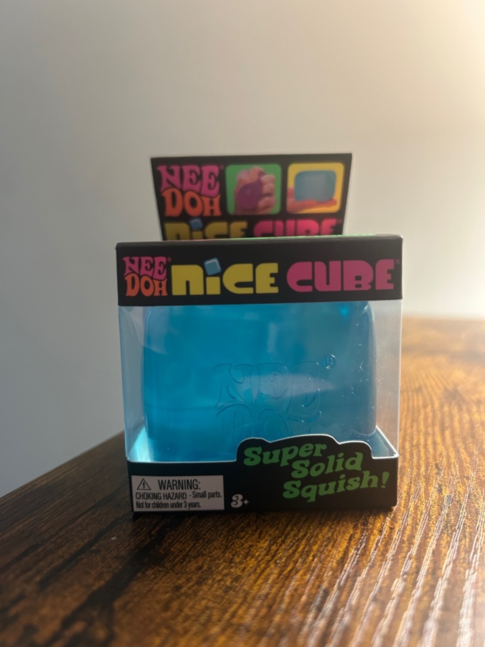 NEW UNOPENED Nee Doh Nice Cube Blue by Schylling - LAST BLUE!